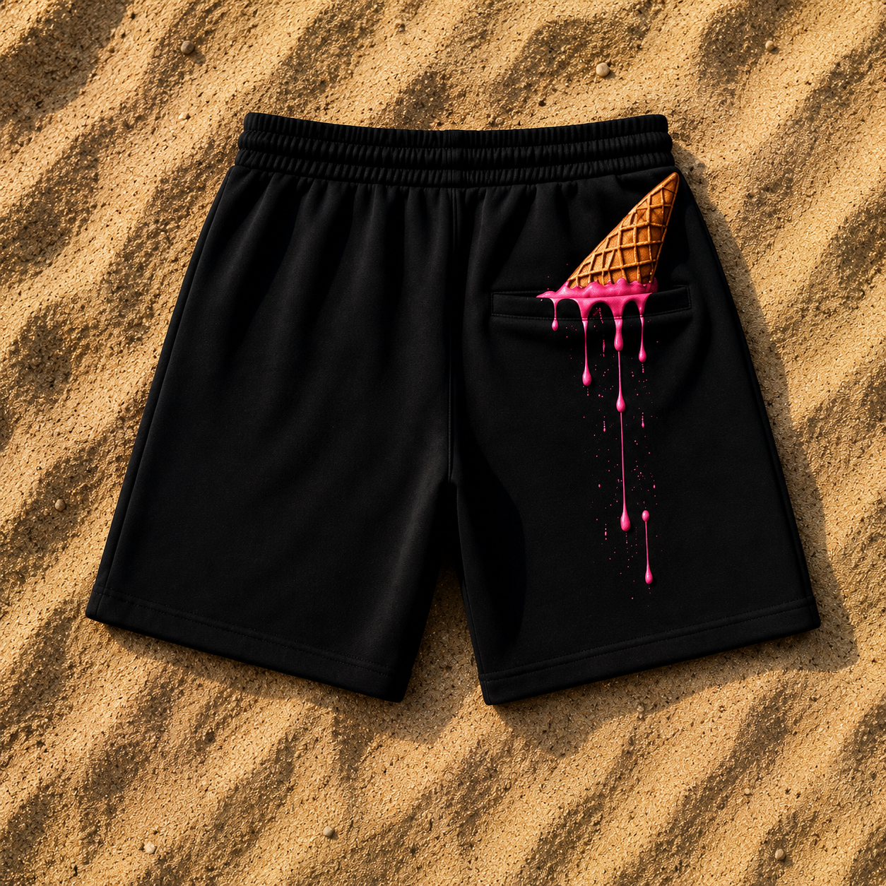 Short large MWN Ice Cream — Noir